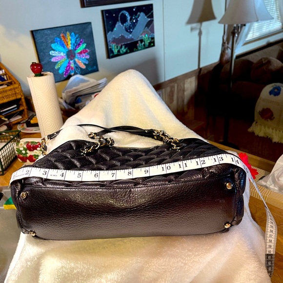 Kate Spade Goldcoast Georgiana Quilted BLK Satchel - Picture 5 of 16